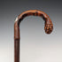 Early 20th century British antique bamboo shaft walking stick with horse measure 91cm Jonathan Howell